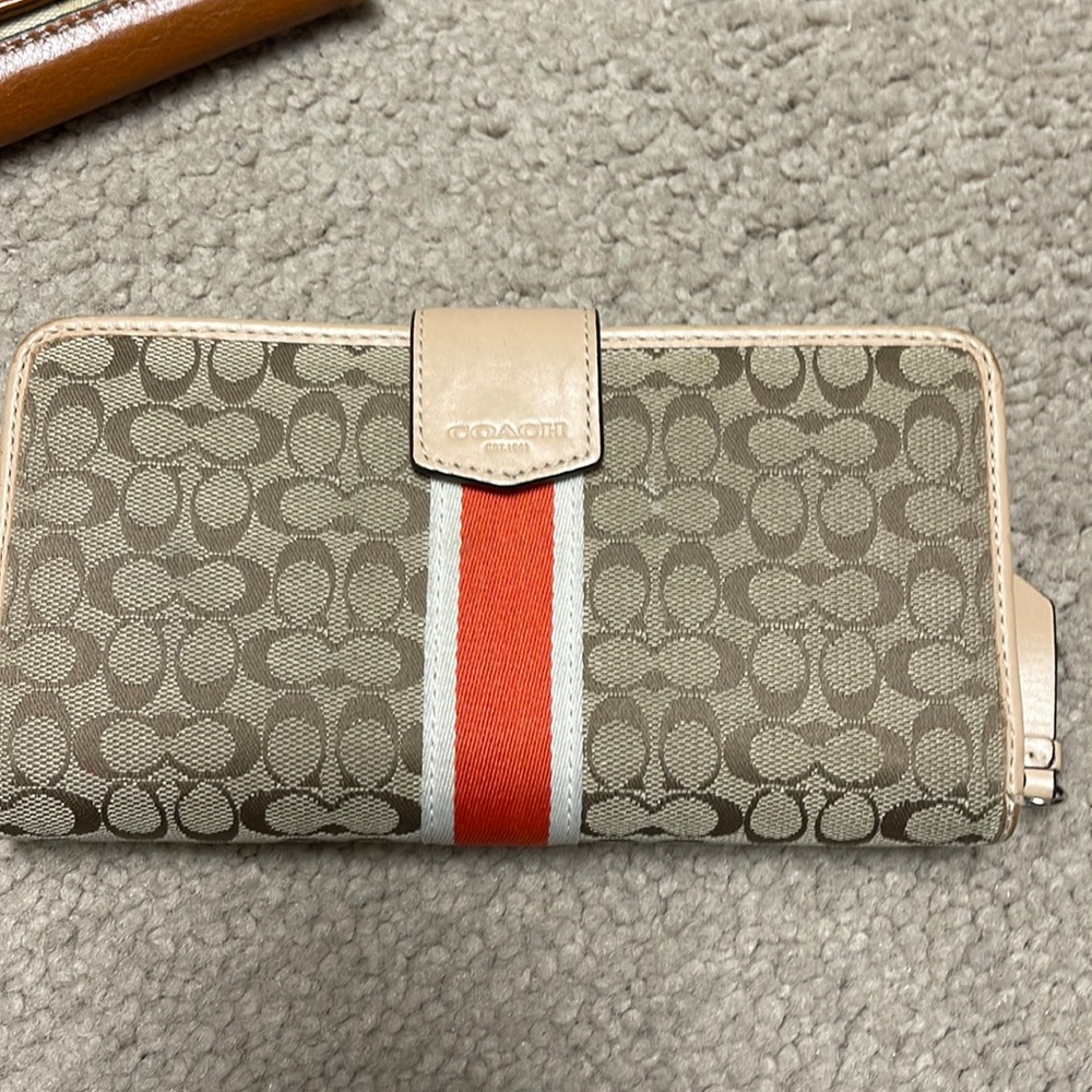 Coach patterned wallet